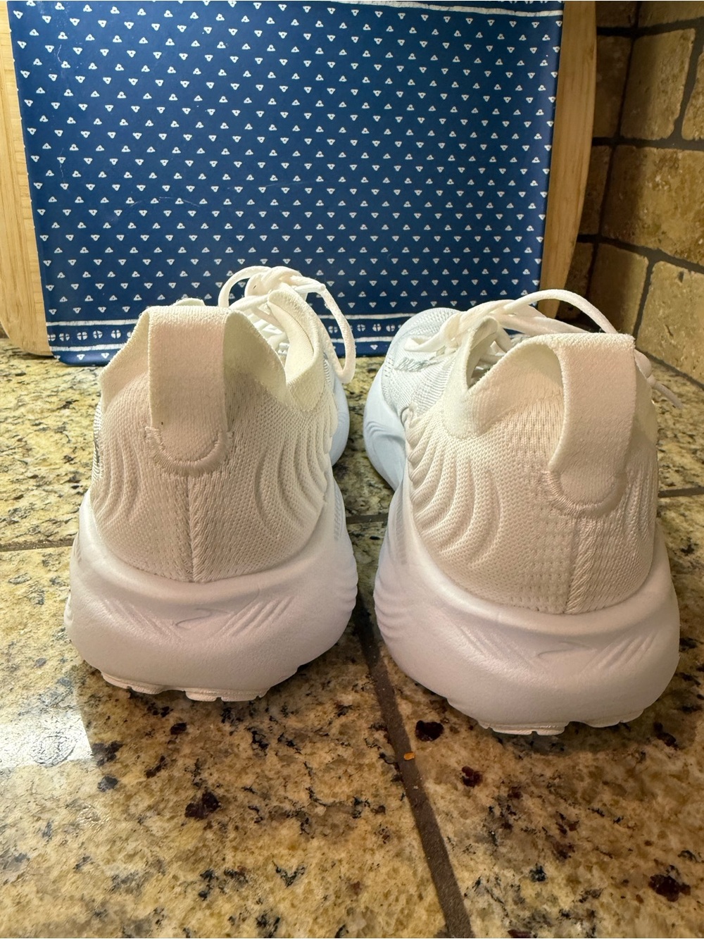 Brooks Women's White Athletic Running Sneakers - Picture 3 of 8